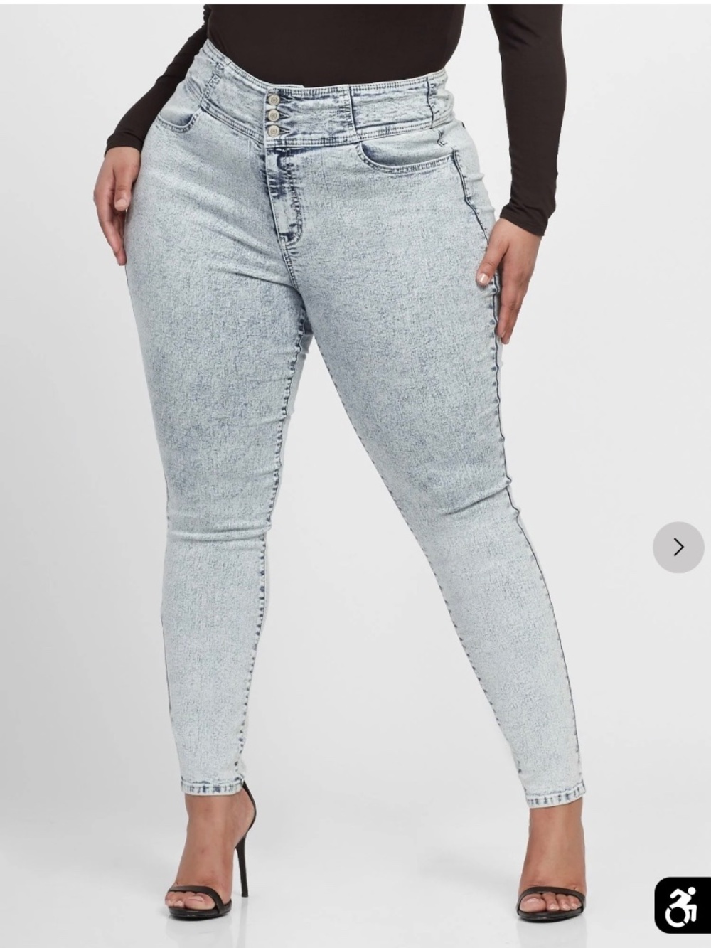 Fashion to Figure The Skinny Jeans Size 24 | White